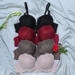 luxe lace padded bra set