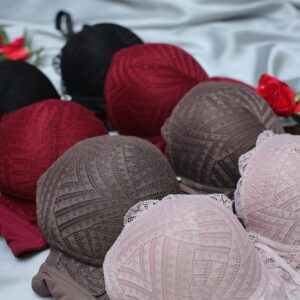 luxe lace padded bra set