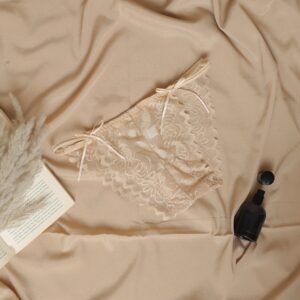 scarlet whisper bow tie thong