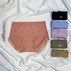 ribbed high waisted panty – multi color