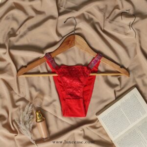 luxe crystal strap netthongs