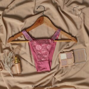 luxe crystal strap netthongs