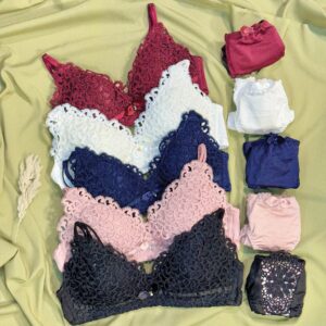 lace bralette & panty set – assorted colors