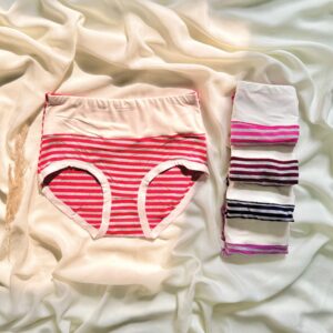 classic striped high waist briefs