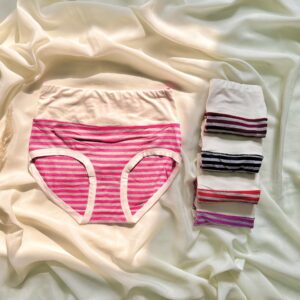 classic striped high waist briefs