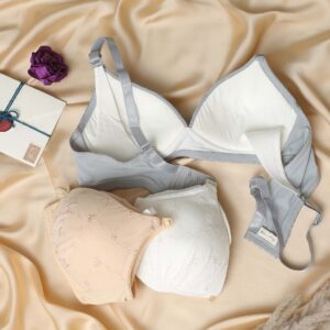 bliss embroidered bra designed for comfort, made for motherhood